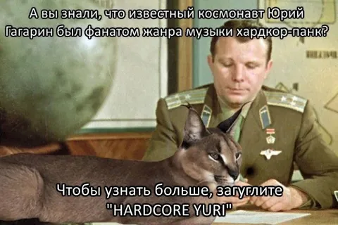 Юрий Гагарин и хардкор-юри