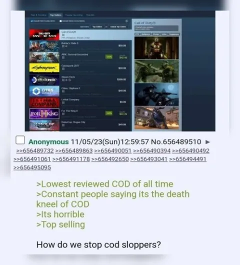 How Do We Stop COD Sloppers?