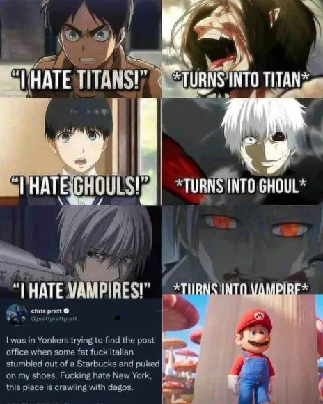 I Hate Monsters Transformation Meme