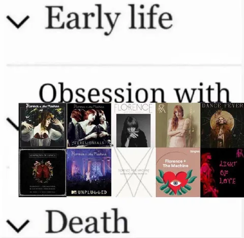 Florence and the Machine Life Cycle