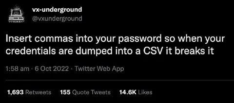 Comma Password CSV Breaker