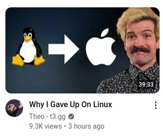 Why I Gave Up On Linux