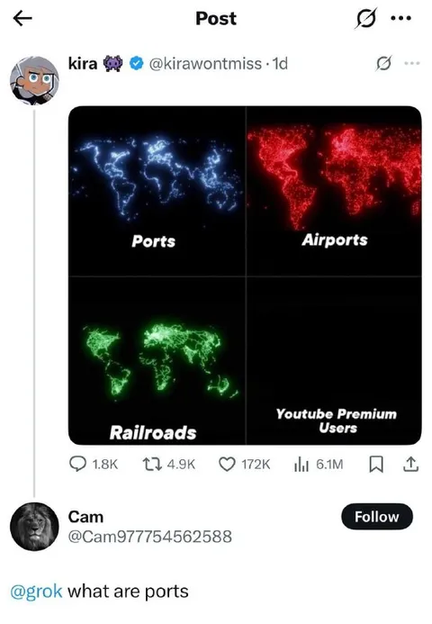 YouTube Premium Users Map
