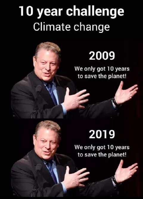 Climate Change 10 Year Challenge