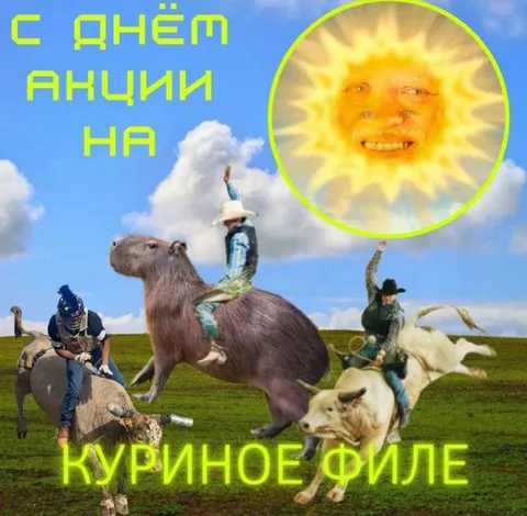 С днём акции на куриное филе