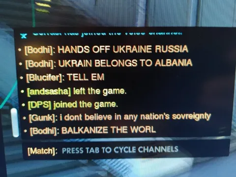 Balkanize the World Chat