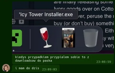 Icy Tower Installer na pasku