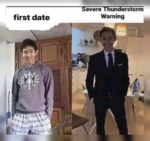 First Date During Thunderstorm Warning