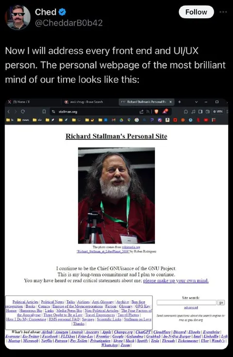 Richard Stallman’s Personal Website