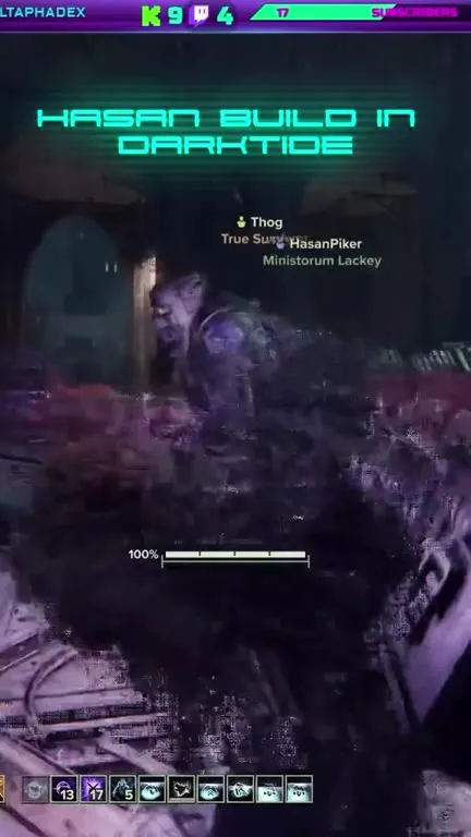 Hasan Builds in Darktide