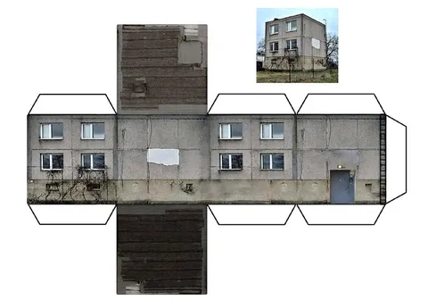Панелька в развертке