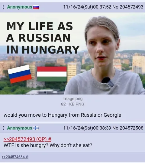 Russian in Hungary Hunger Joke