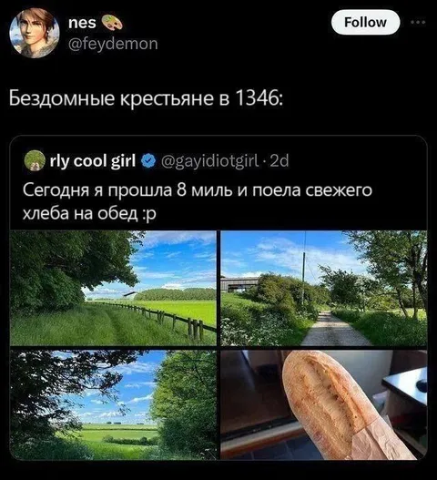 Бездомные крестьяне в 1346 году