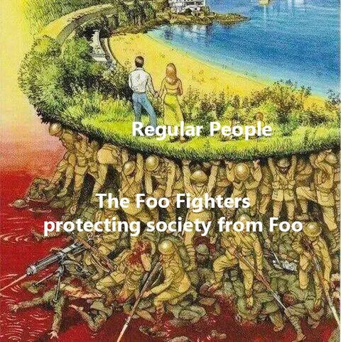 Foo Fighters Protecting Society