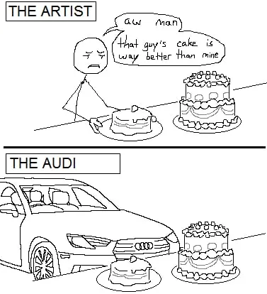 The Artist Versus the Audi