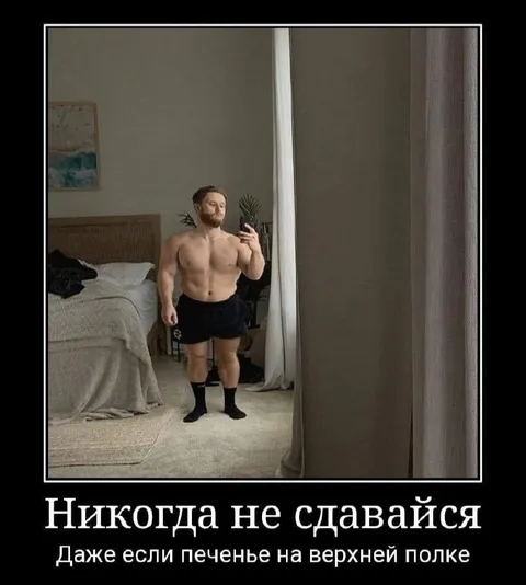 Никогда не сдавайся за печеньем