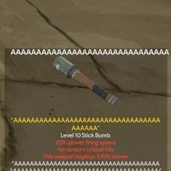 Level 10 Stick Bomb