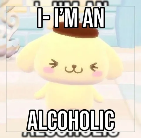 Pompompurin Alcoholic Confession