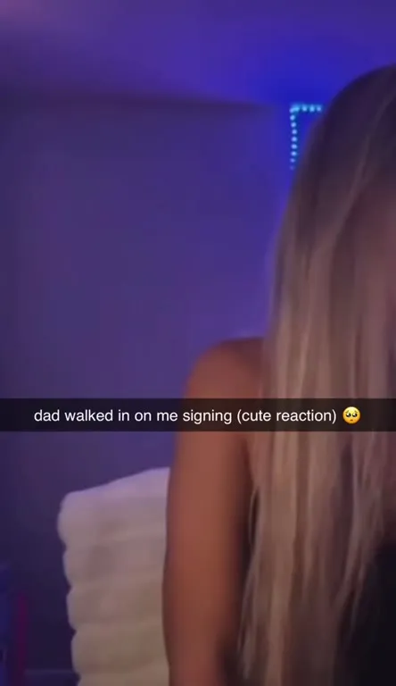 Dad Walks In While Singing