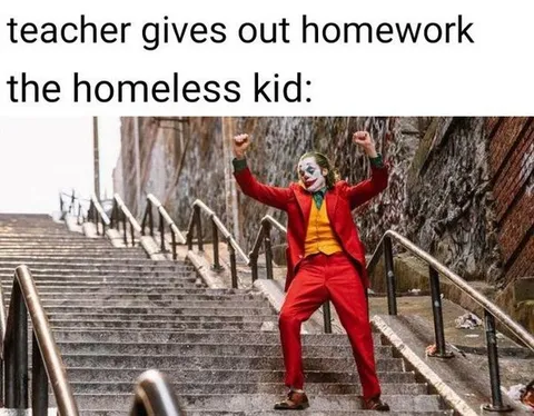 Homeless Kid Gets Homework
