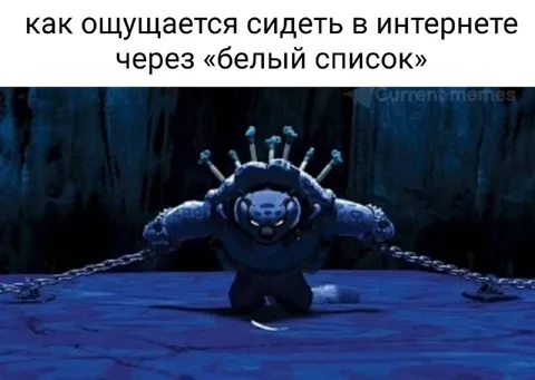 Интернет через белый список
