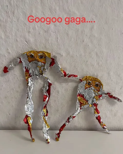 Foil Chocolate Babies Say Goo Goo Gaga
