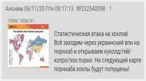 Статистическая атака на хохлов