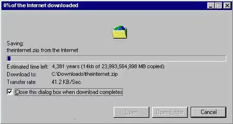 Downloading the Entire Internet