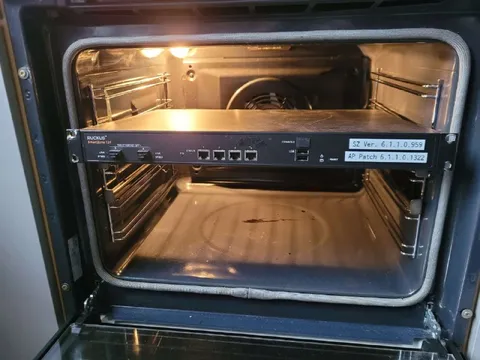 Network Router in the Oven