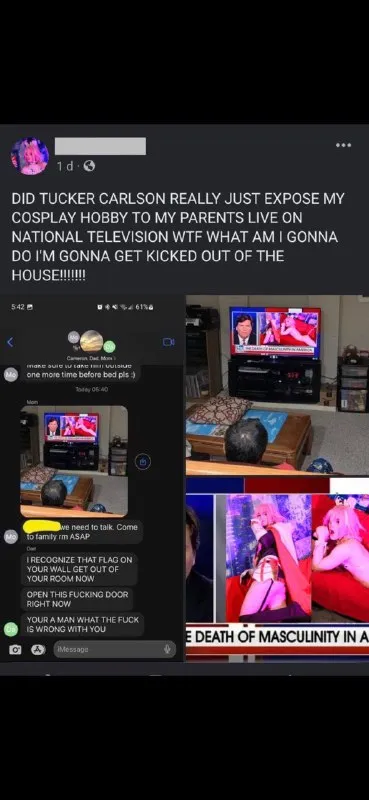 Tucker Carlson Exposes My Cosplay