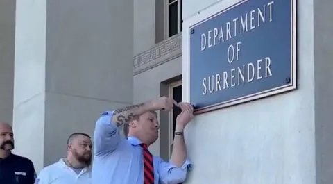 Department of Surrender Sign