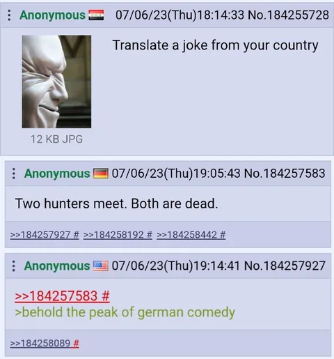 Peak German Comedy Joke