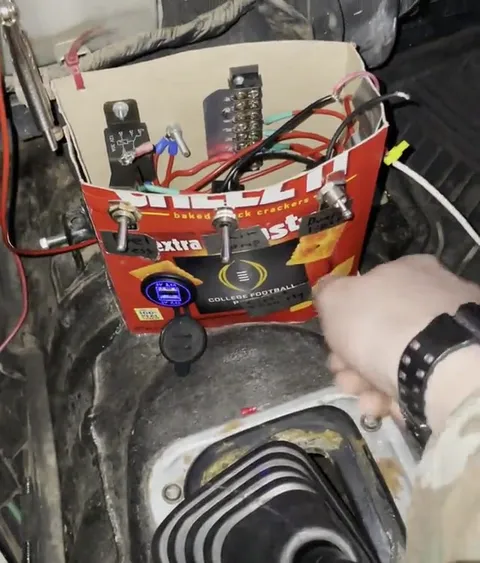 Linux Car Starts With Cracker Box