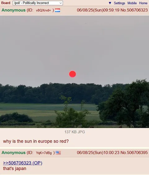 Red Sun in Europe
