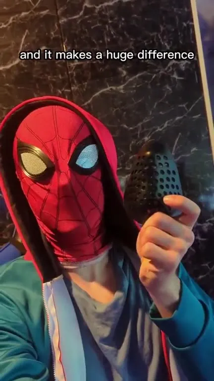 Spider-Man Face Shell Difference