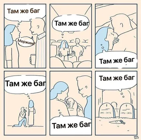 Там же баг — вечная ошибка