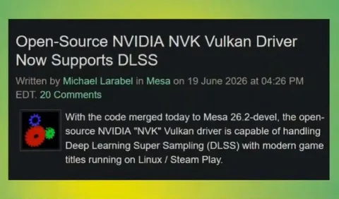 Open-Source NVIDIA Driver Supports DLSS