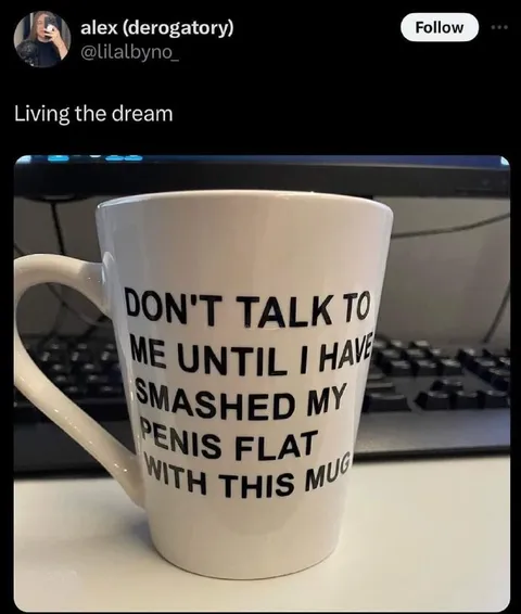 Smash My Penis Flat Mug