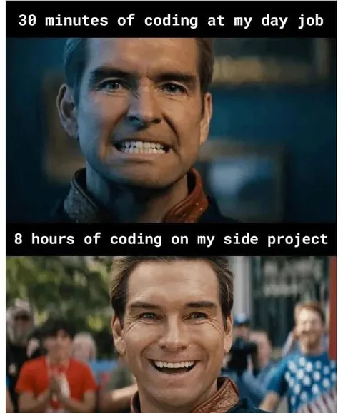 Coding Day Job vs Side Project