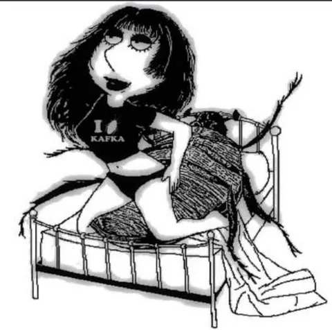 I Kafka Goth Bed Meme