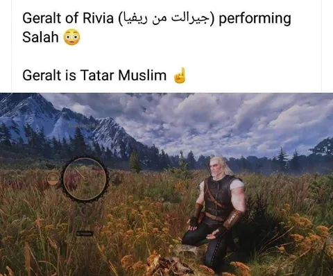 Geralt Performing Salah