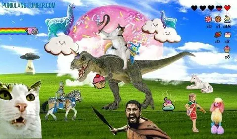 Сюрреалистичный коллаж с Леонидом