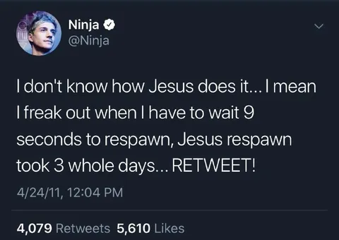 Jesus Takes Three Days to Respawn