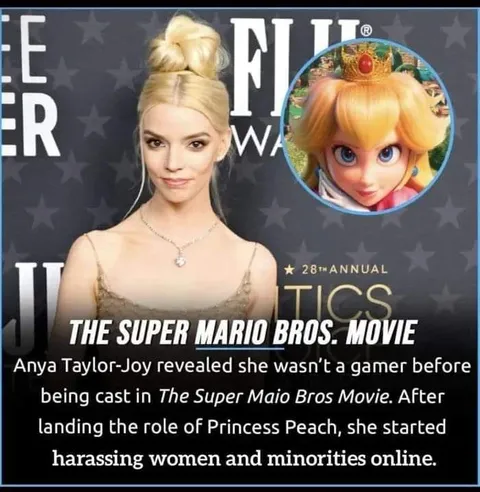 Princess Peach Gamer Allegation