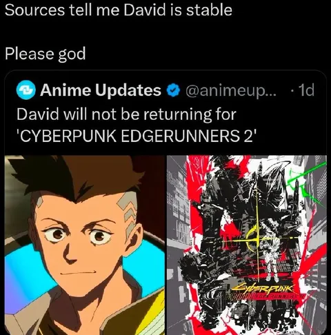 David is not returning