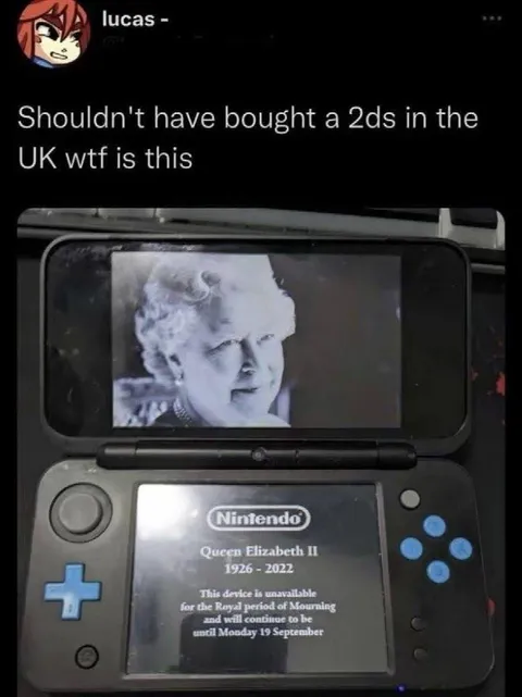 Nintendo 2DS Mourning Mode