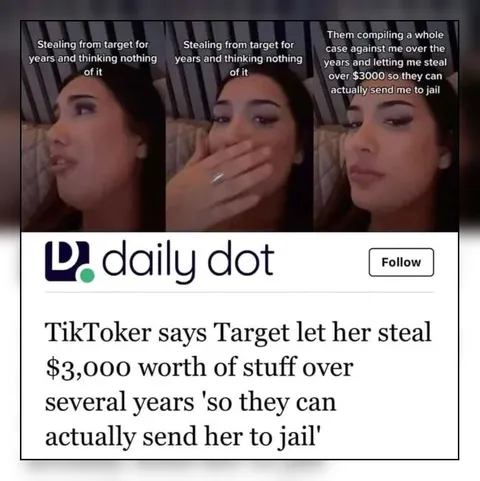 Target Lets Her Steal for Jail