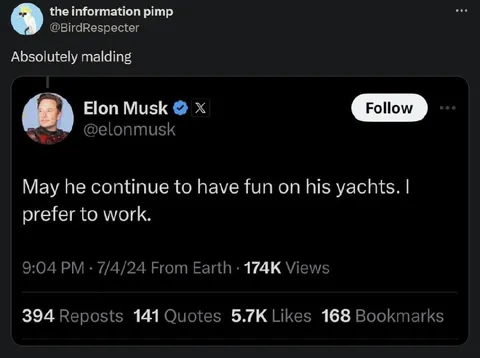 Elon Musk Prefers to Work