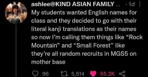 Literal Kanji Names in MGS5