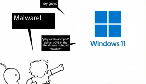 Windows 11 Malware Notepad Crash